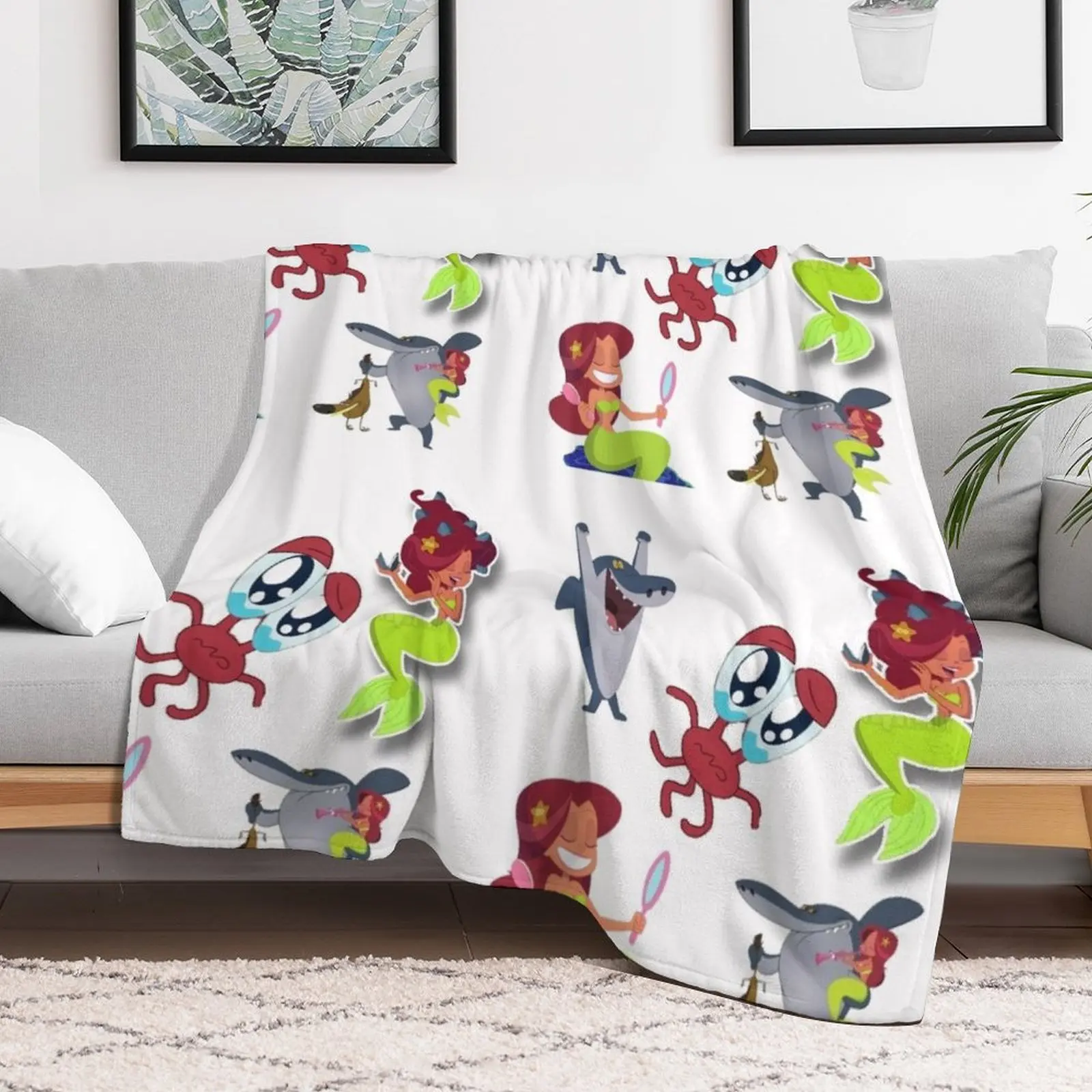 Наклейки Zigo and Sharko Pack одеяло косплей аниме милые одеяла для кровати