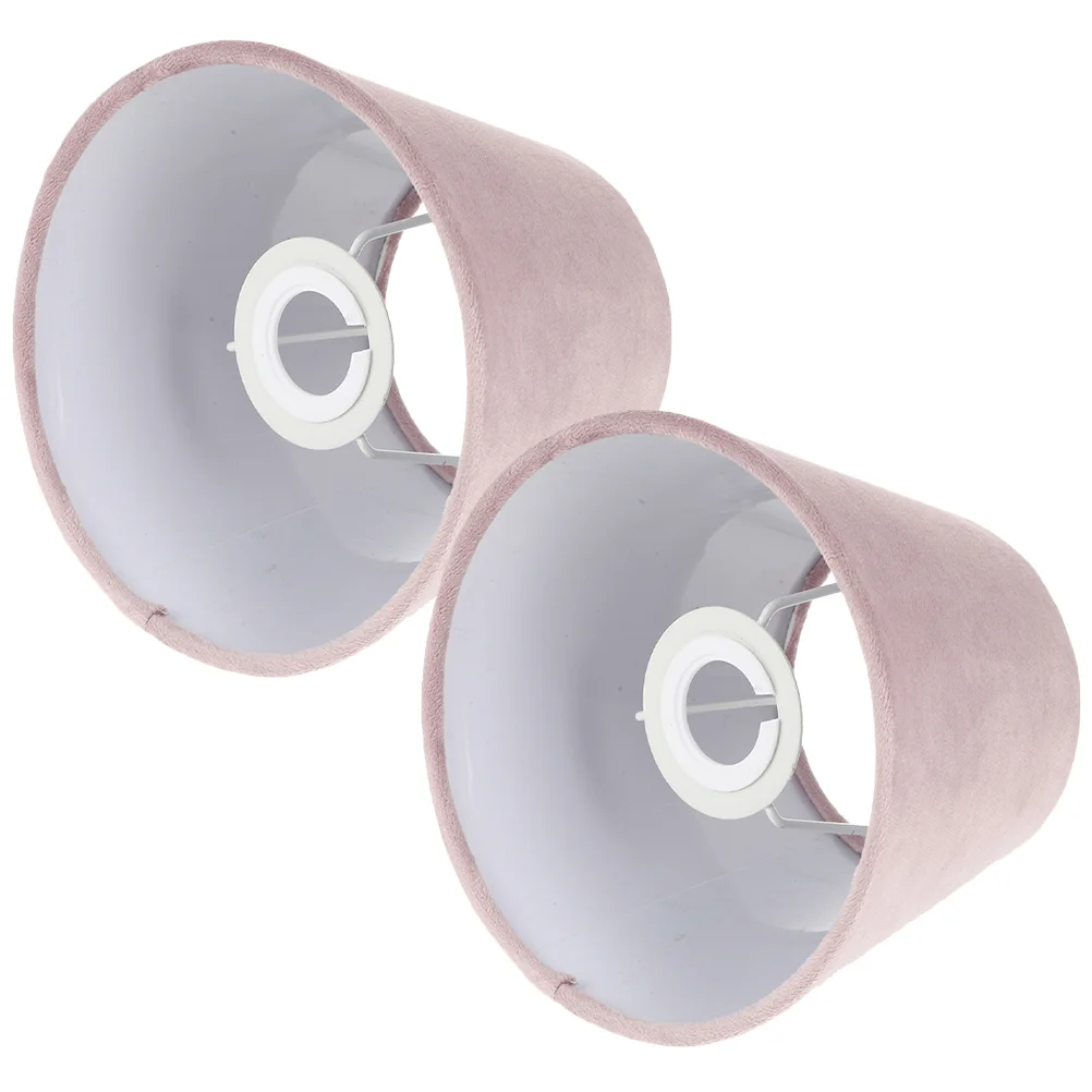 

2pcs Lamp Shades Replacement Desk Lamp Shades Office Table Covers(E27/E14)