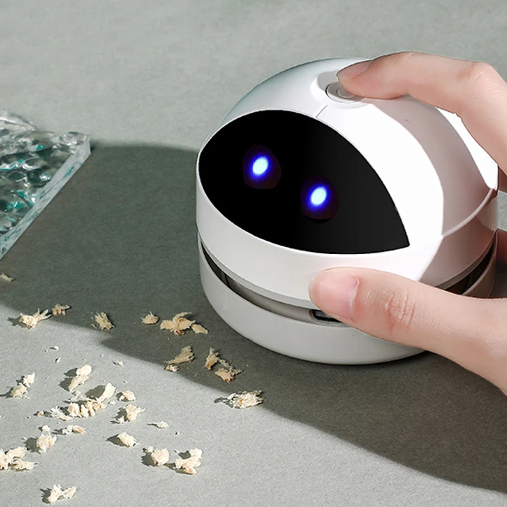 

Cordless Table Vacuum Cleaning Tool USB Rechargeable Pencil Shavings Sweeper Counter Dust Removal for Household Car