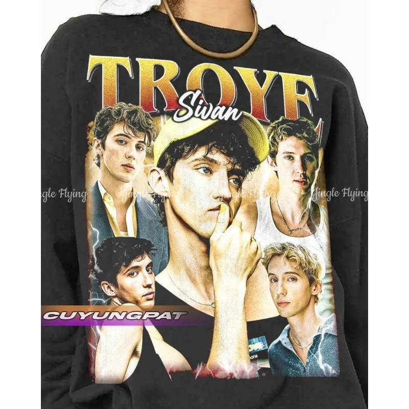Винтажный подарок Troye Sivan для женщин и мужчин толстовка унисекс с круглым вырезом