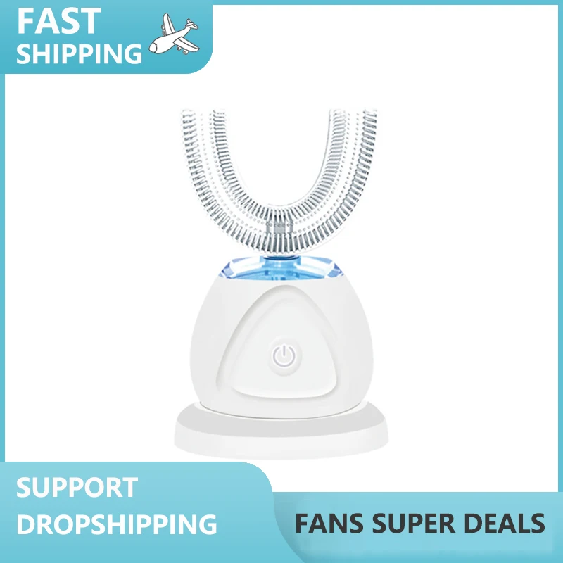 

Adult Electric Toothbrush U-Shaped Adult Intelligent Automatic Sterilization Male And Female Induction Charging Sound Wave