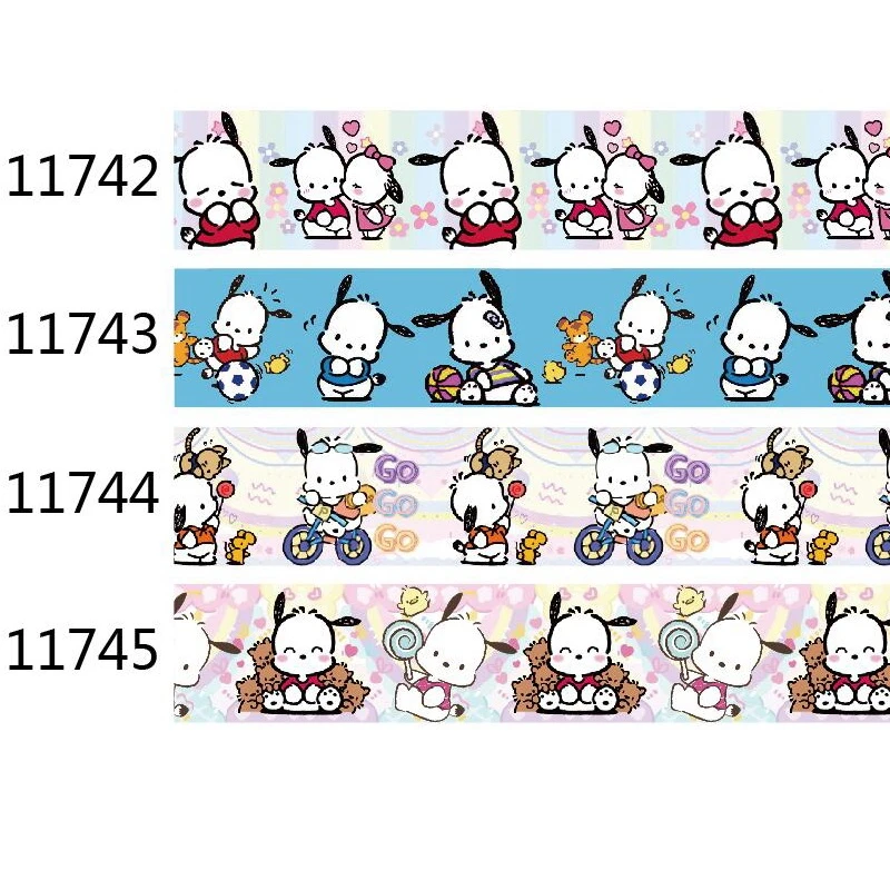 Лента Санрио 10 ярдов полушелковая