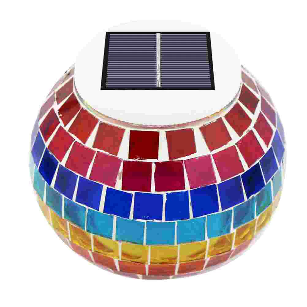 

1pc Colorful Mosaic Solar Lamp Lawn Lamp Solar Landscape Lamp Outdoor Lamp