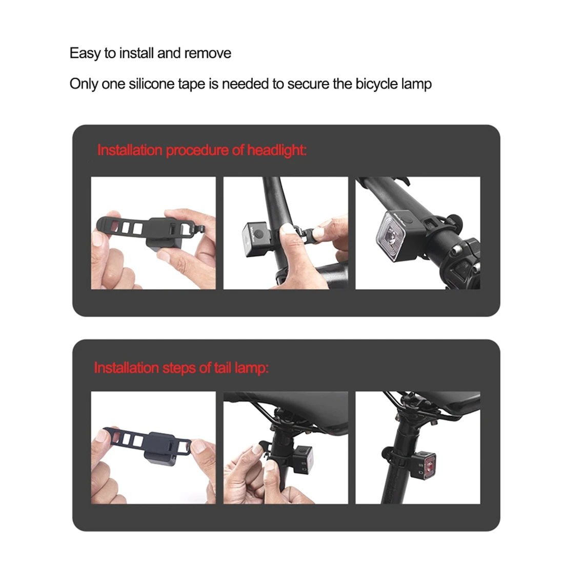 WIND &amp MOON 120 люмен IP66 водонепроницаемые аксессуары для передних фар и задних