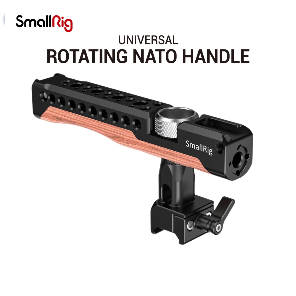 

SmallRig Quick Release Rotating Nato Handle dslr camera handle stabilizer use as top handle and side handle 2362