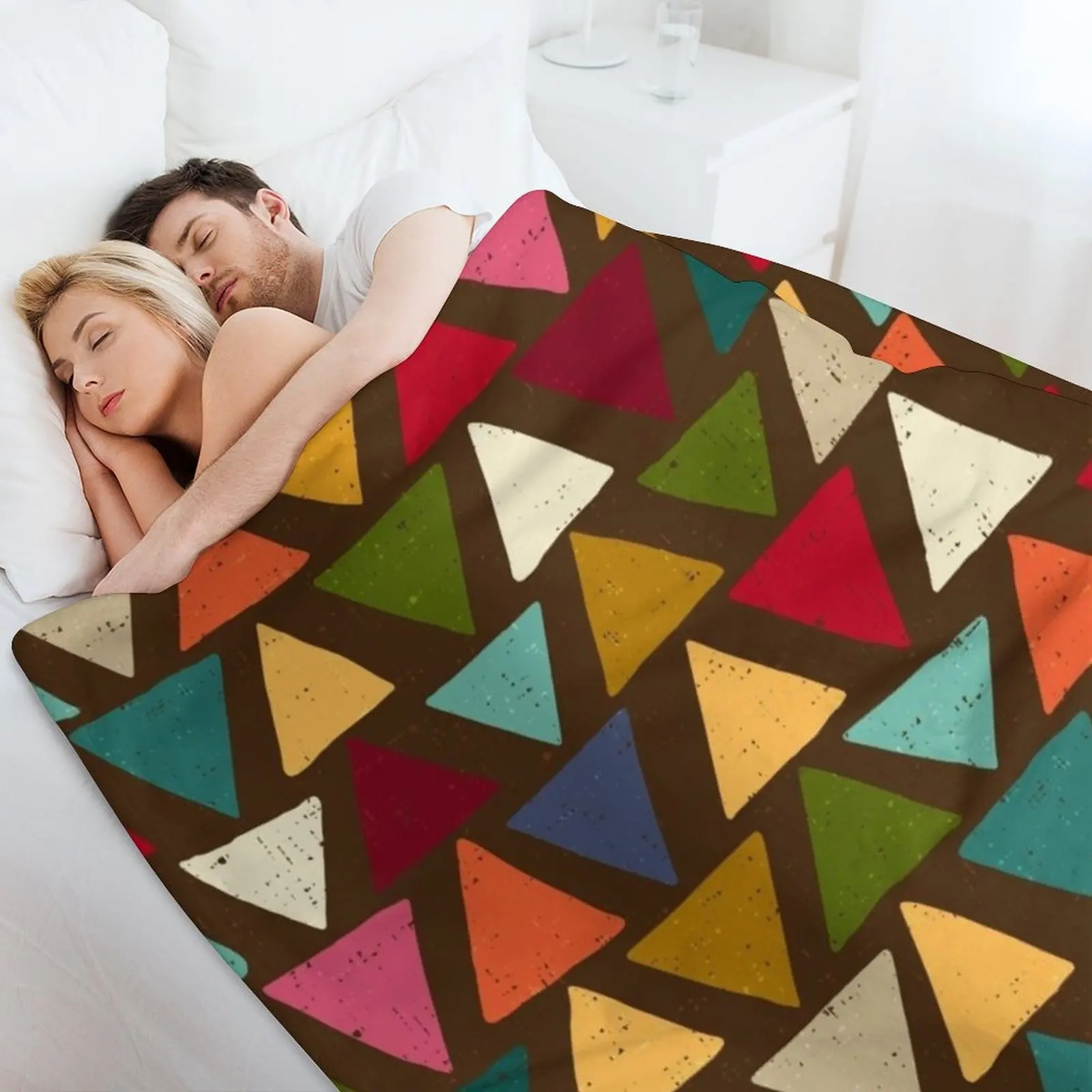 Kud каштановое одеяло роскошный спальный мешок для декоративного дивана одеяла