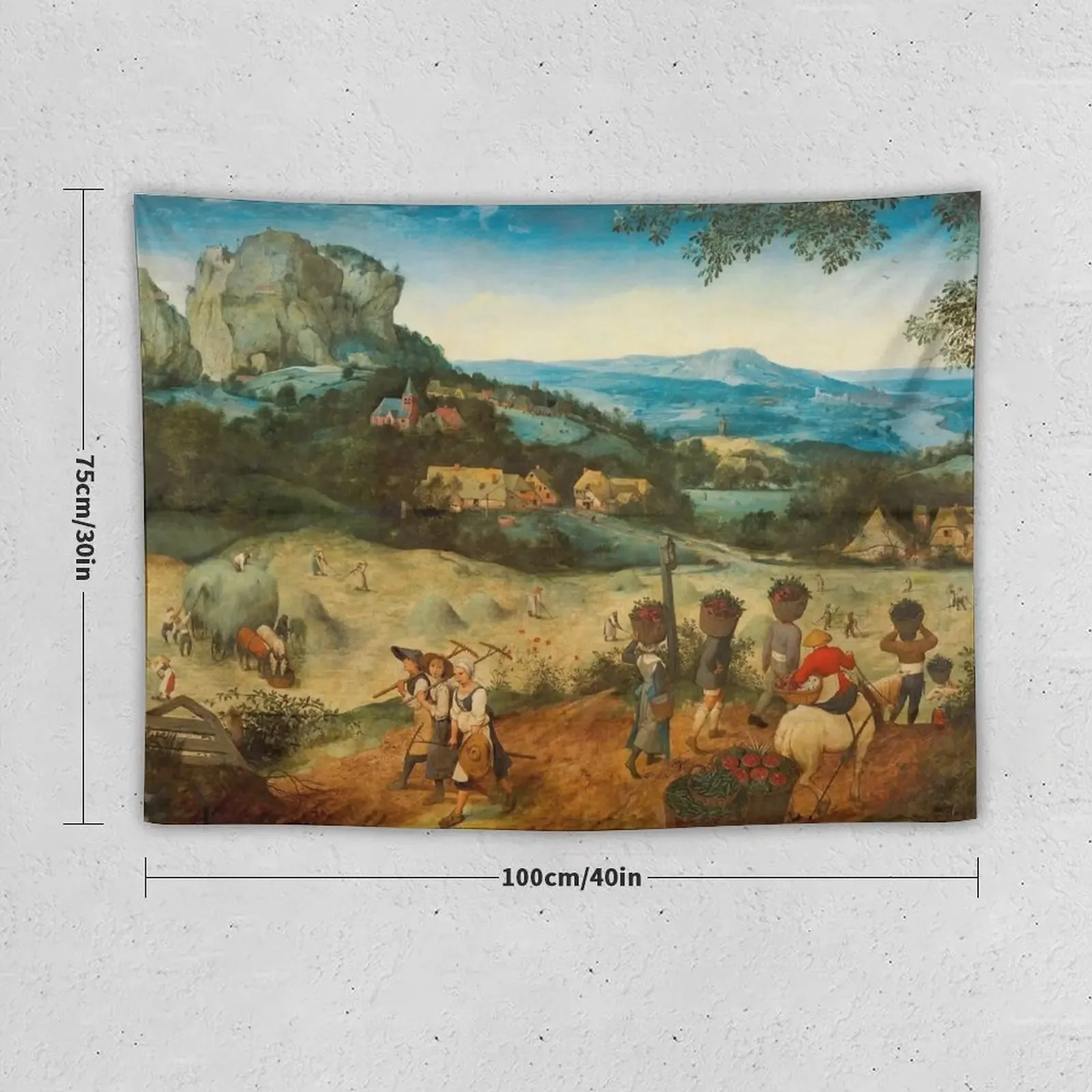 Pieter Bruegel the Elder The haymaking гобелен вещи в комнате японский декор комнаты