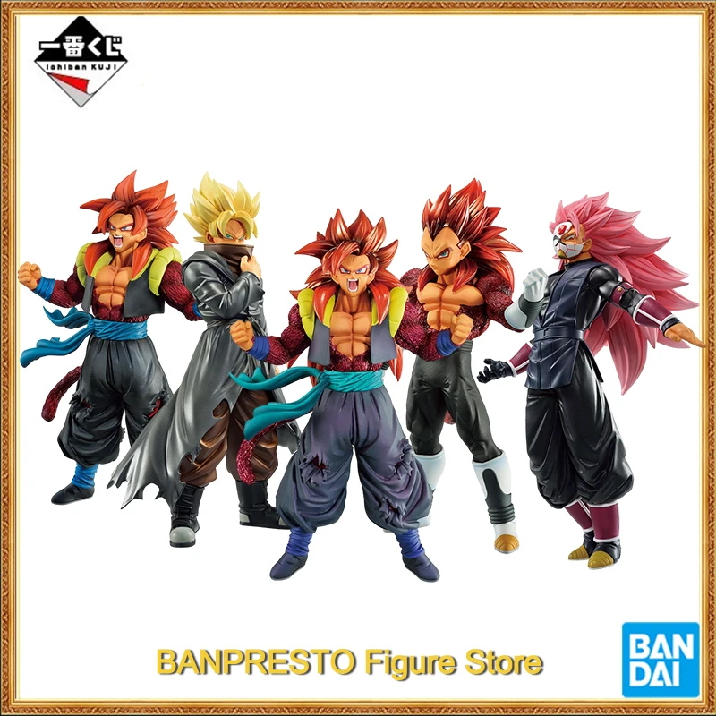 Оригинальные фигурки Bandai Ichibansho Kuji, герои супер-дракона, 4 миссии, коллекционные экшн-модели, игрушки