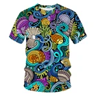 Повседневная пляжная футболка, брендовая мужская футболка, забавные Роскошные топы, уличная одежда с 3D принтом в стиле хип-хоп, Прямая поставка, лето