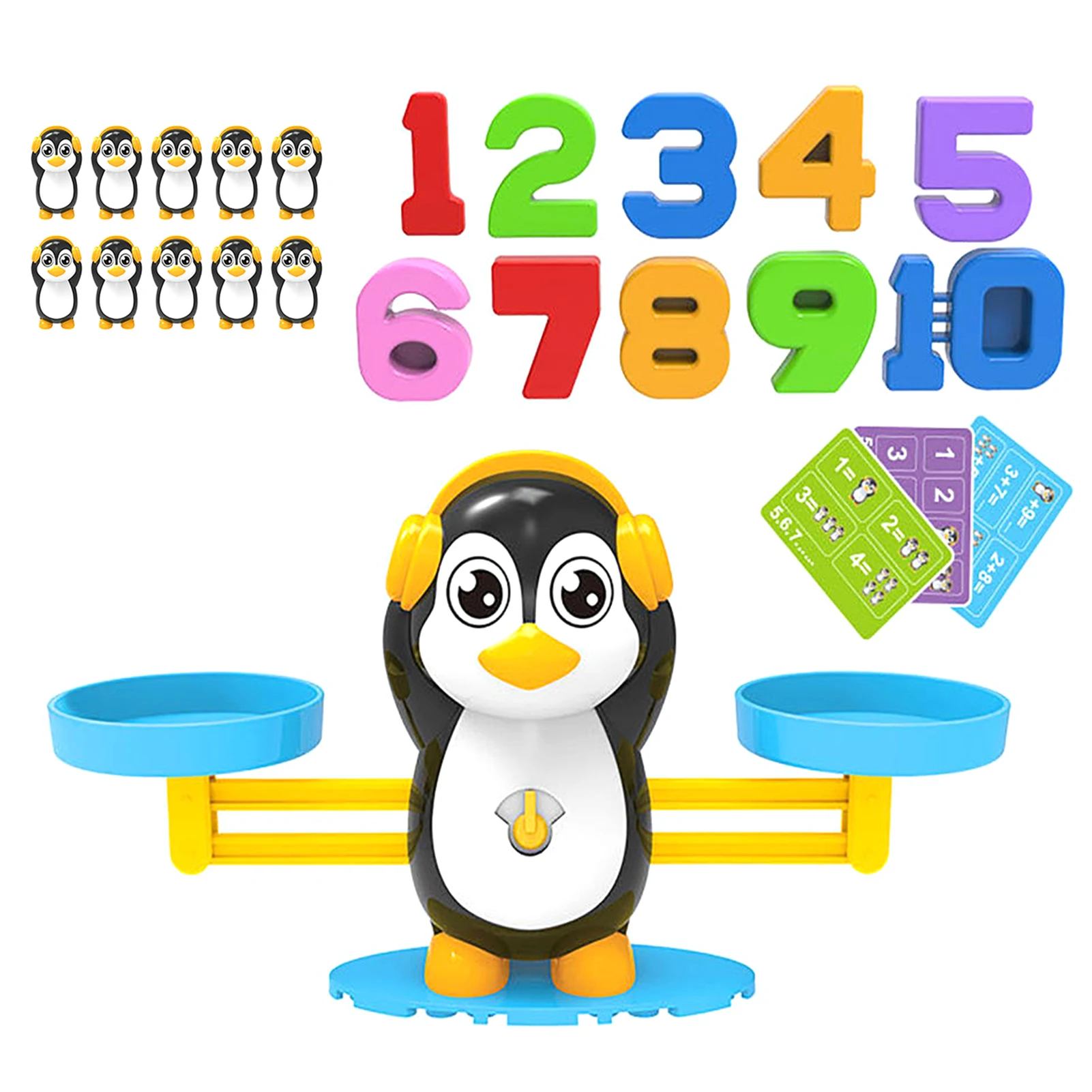 

Educational Penguin Scale Math Toy Fun Penguin Balance Cool Math Game STEM Toys Number Learning Material For 3 4 5 Years Old