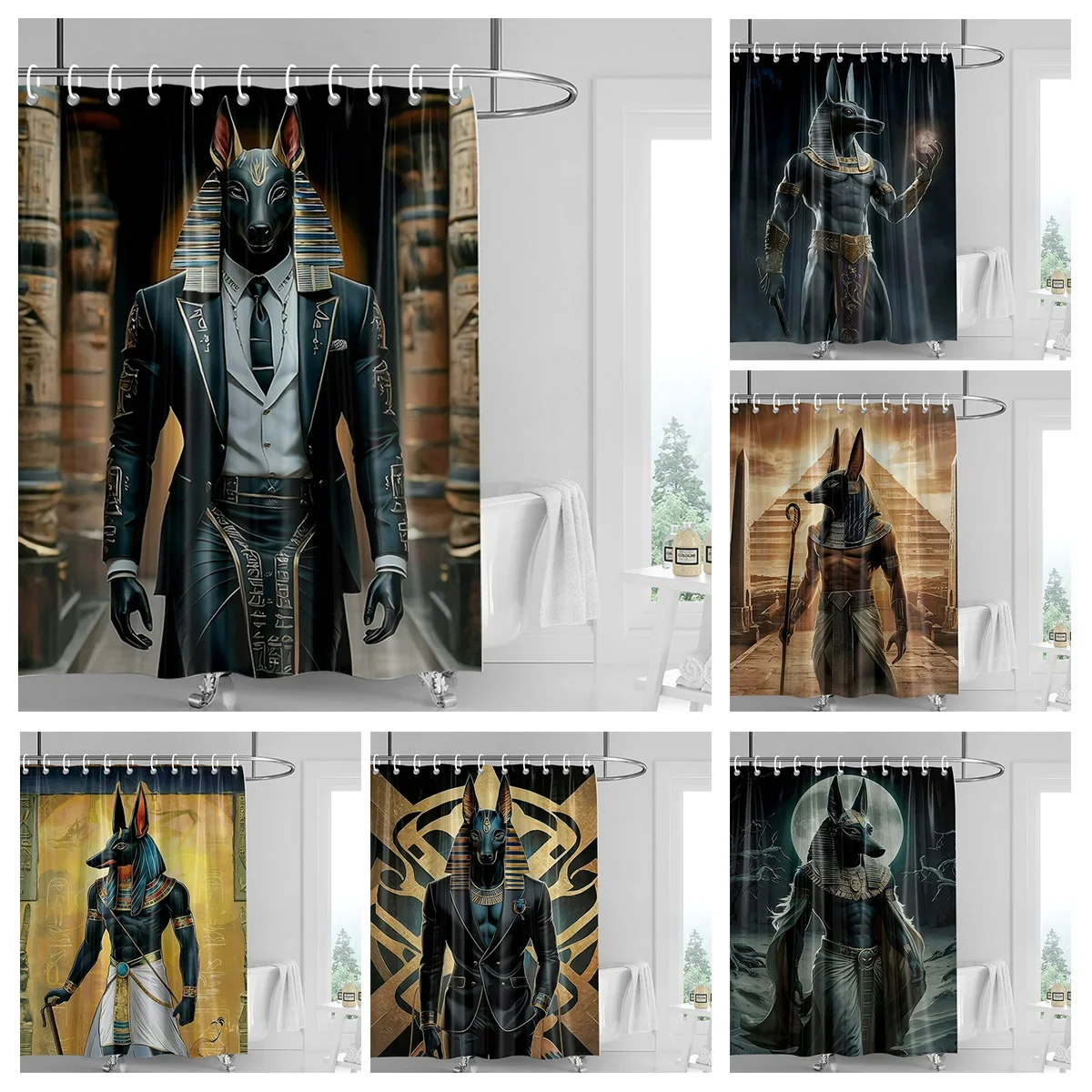 Шторы для душа в скандинавском стиле