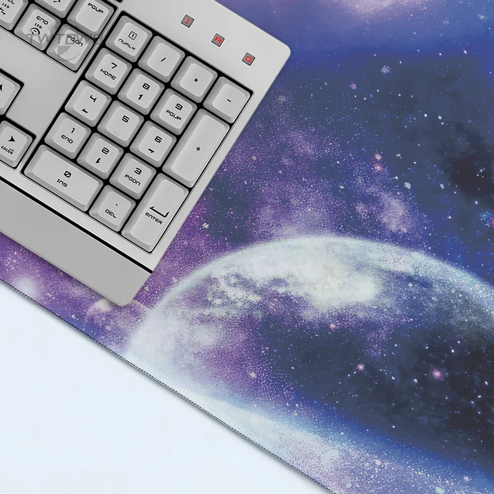 Podkładka pod mysz Gaming Space Starry Sky XL Home HD Niestandardowa podkładka XXL Mechaniczna klawiaturę Dywan biurowy Miękka antypoślizgowa PC