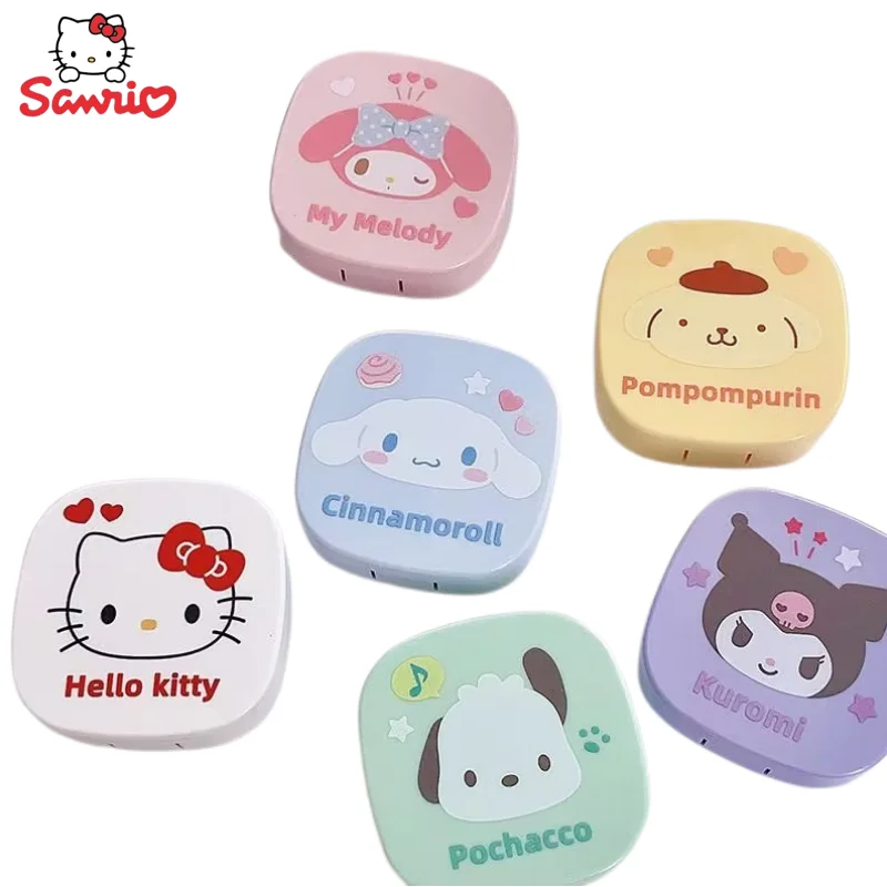 

Sanrio аниме периферийный кавайный милый мультяшный куломи Корица рулон My melody коробка для контактных линз креативная коробка для хранения подарок оптовая продажа