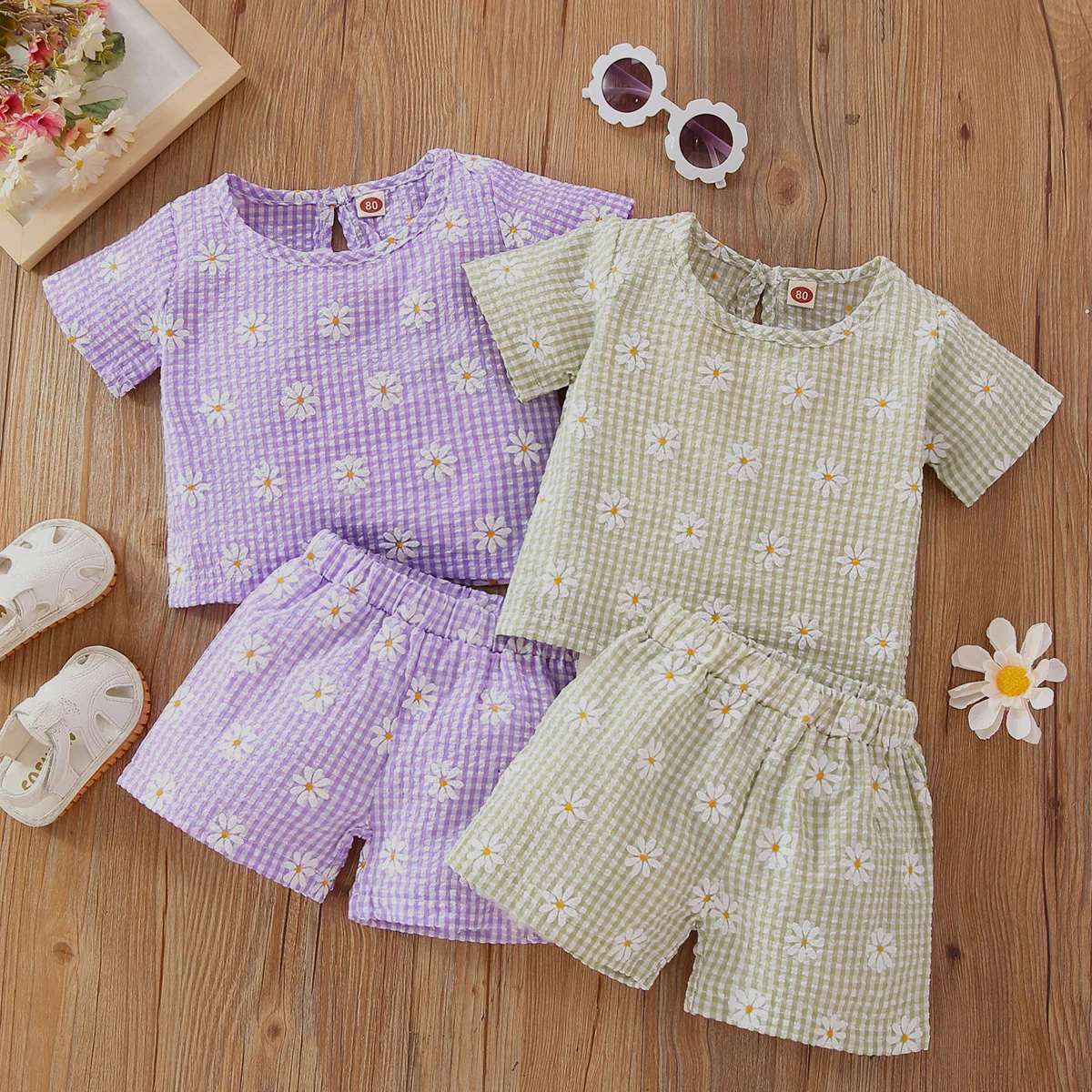 Детские комплекты с мини-машинками хлопковая одежда летняя футболка для