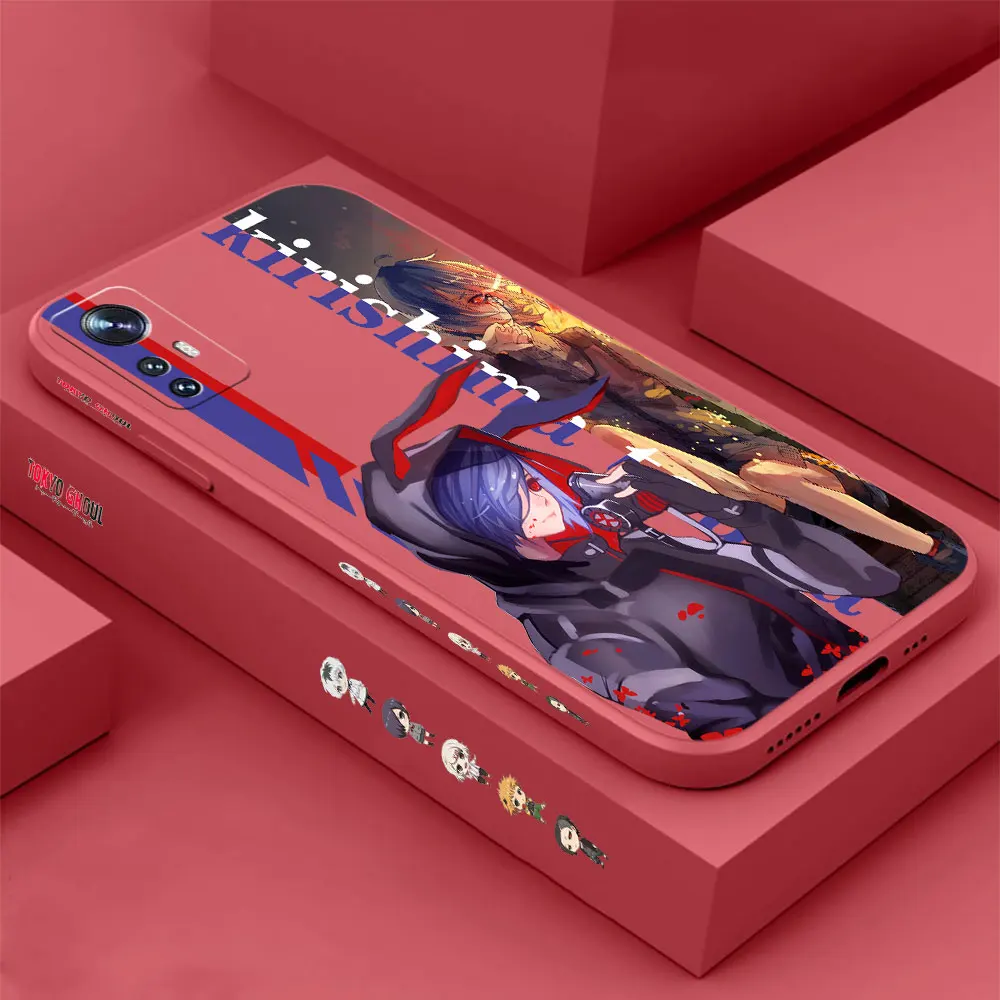 

Tokyo Ghoul kirishima Touka Phone Case For Xiaomi Mi 13 12 12S 12X 11 11T 10 10S 10I 9 9SE 8SE Pro Uitra Lite Liquid Cover Funda