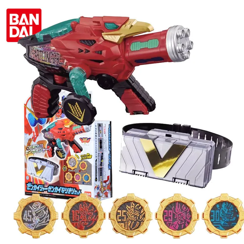 Bandai оригинальный DX KIKAI SENTAI ZENKAIGER Gear пулемет аниме экшн-Фигурки игрушки для мальчиков девочек детский подарок