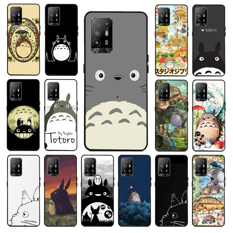 

Cute Totoro Phone Case for OPPO A54 A74 A94 A53 A53S A9 A5 A15 A91 A95 A73 A31 A52 A93 A92