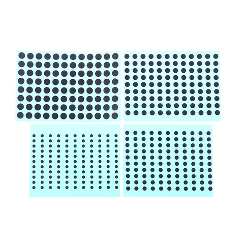 Токопроводящие резиновые подушечки для ремонта кнопок пульта KOQZM