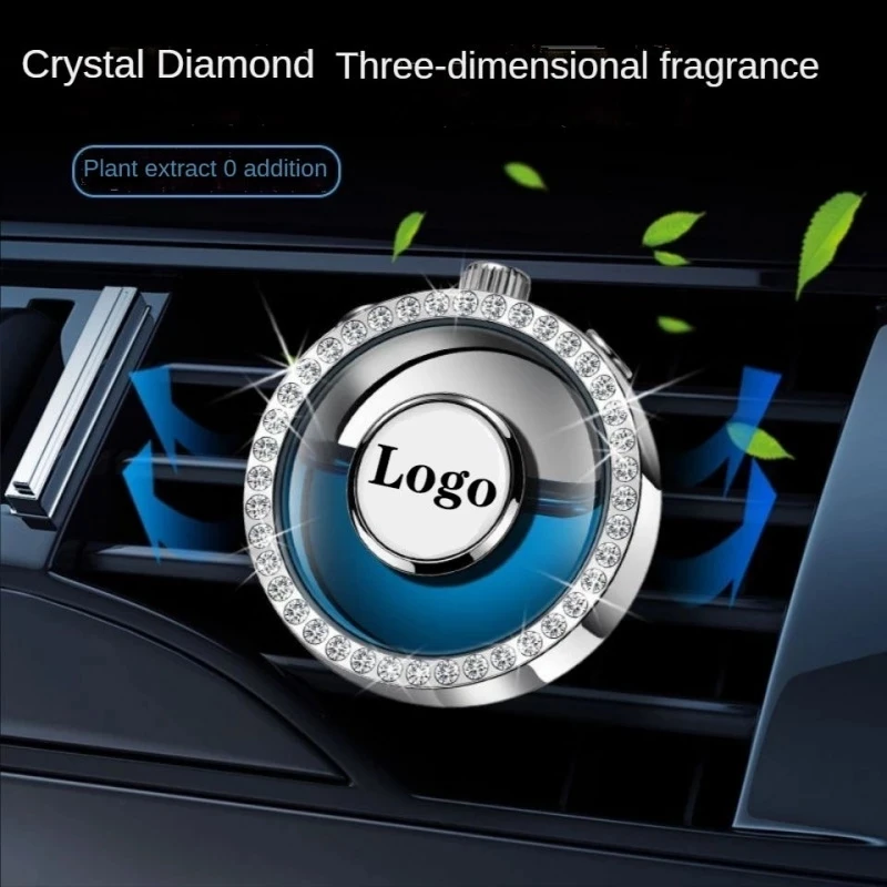 

Car logo suspension diffuser rearview mirror suspension air freshener car perfume pendant suitable for BMW Mercedes Benz Audi Te