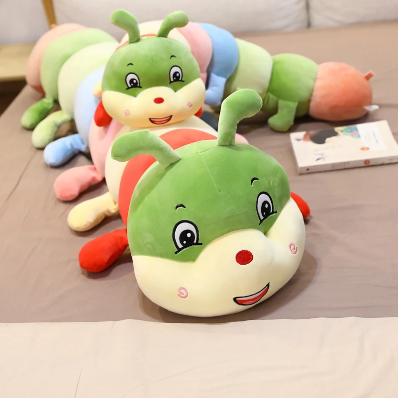 

Игрушка плюшевая гигантская длинная гусеница, 150 см