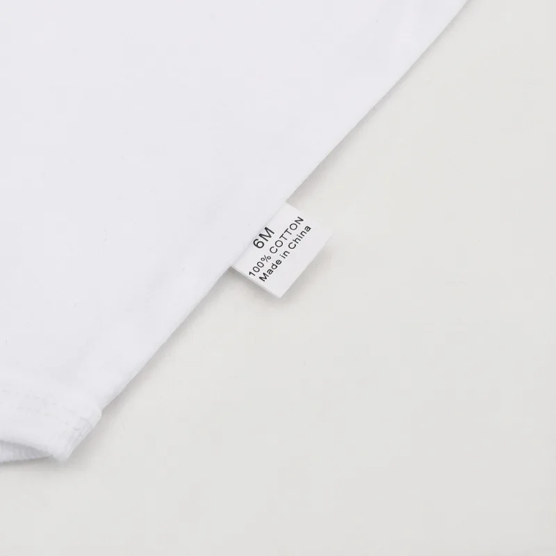 Детская одежда из 100% хлопка однотонные белые боди с длинным рукавом комбинезон