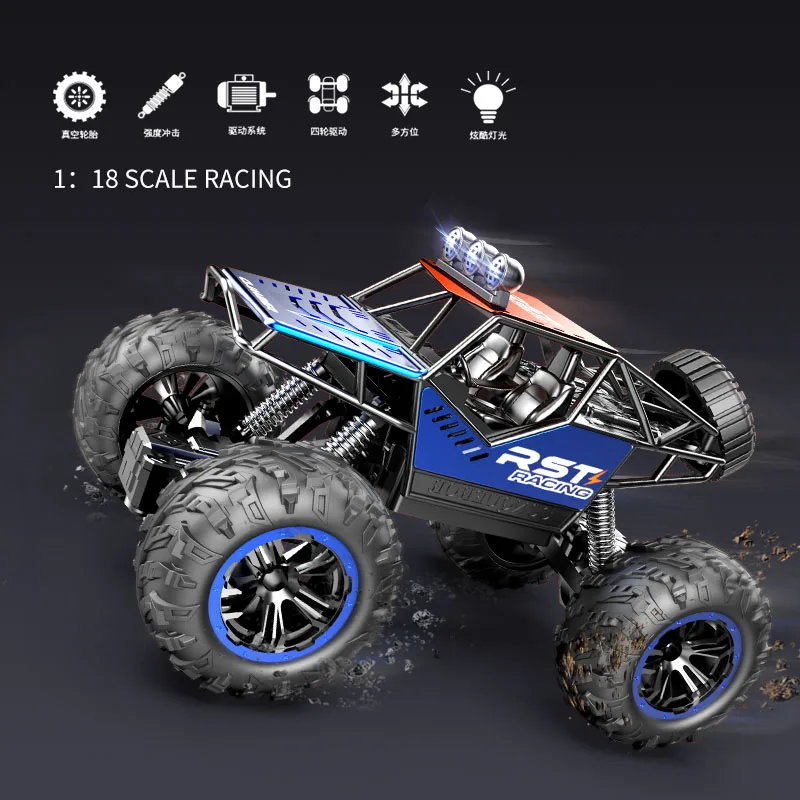 1:18 машина из сплава RC 20 км/ч 4WD высокоскоростной автомобиль с дистанционным