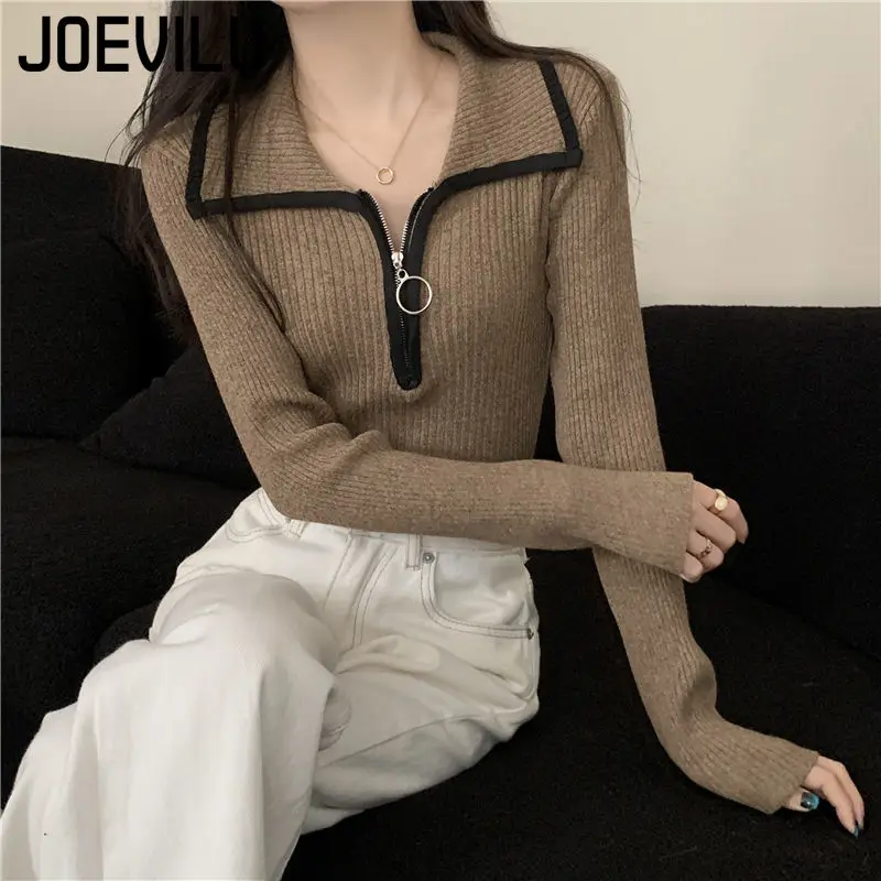 JOEVILU Полиэстер Пуловер Женский