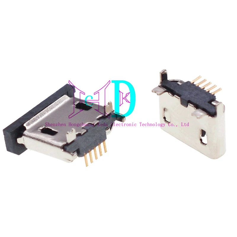 10 шт. вертикальная розетка SMT Micro 5P USB V8 типа B MK180 градусов вертикальное крепление