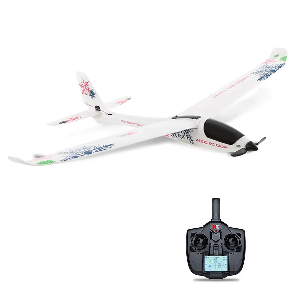 XK A800 4CH 780mm 3D6G System Remote Control Flying Mode Glider Airplane Compatible Futaba RTF RC Plane Children Gifts