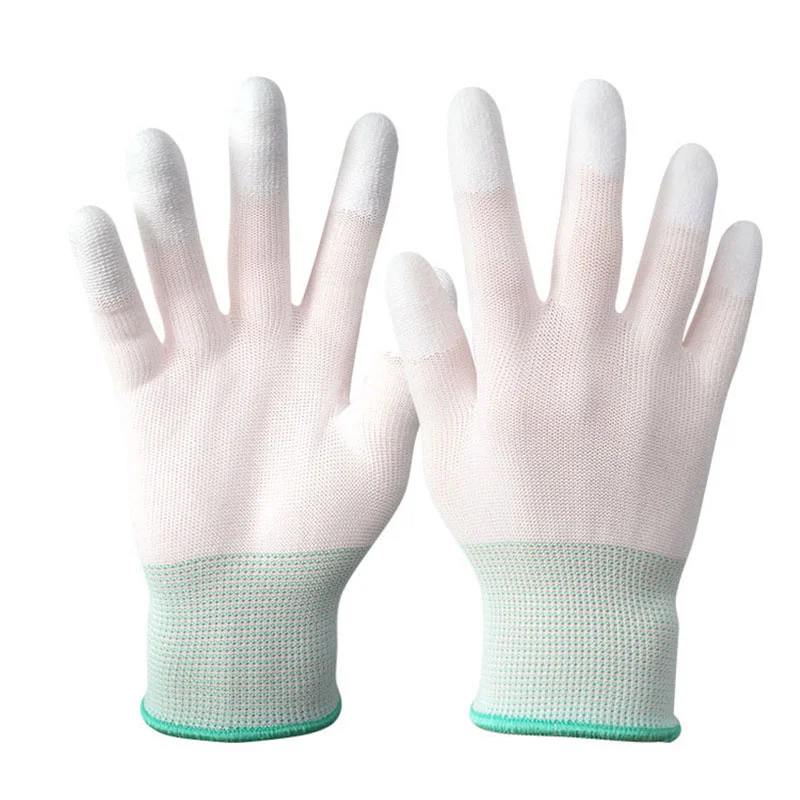 

Антистатические перчатки, Антистатические Рабочие электронные перчатки ESD с полиуретановым покрытием, пальцами и покрытием ладони, против...