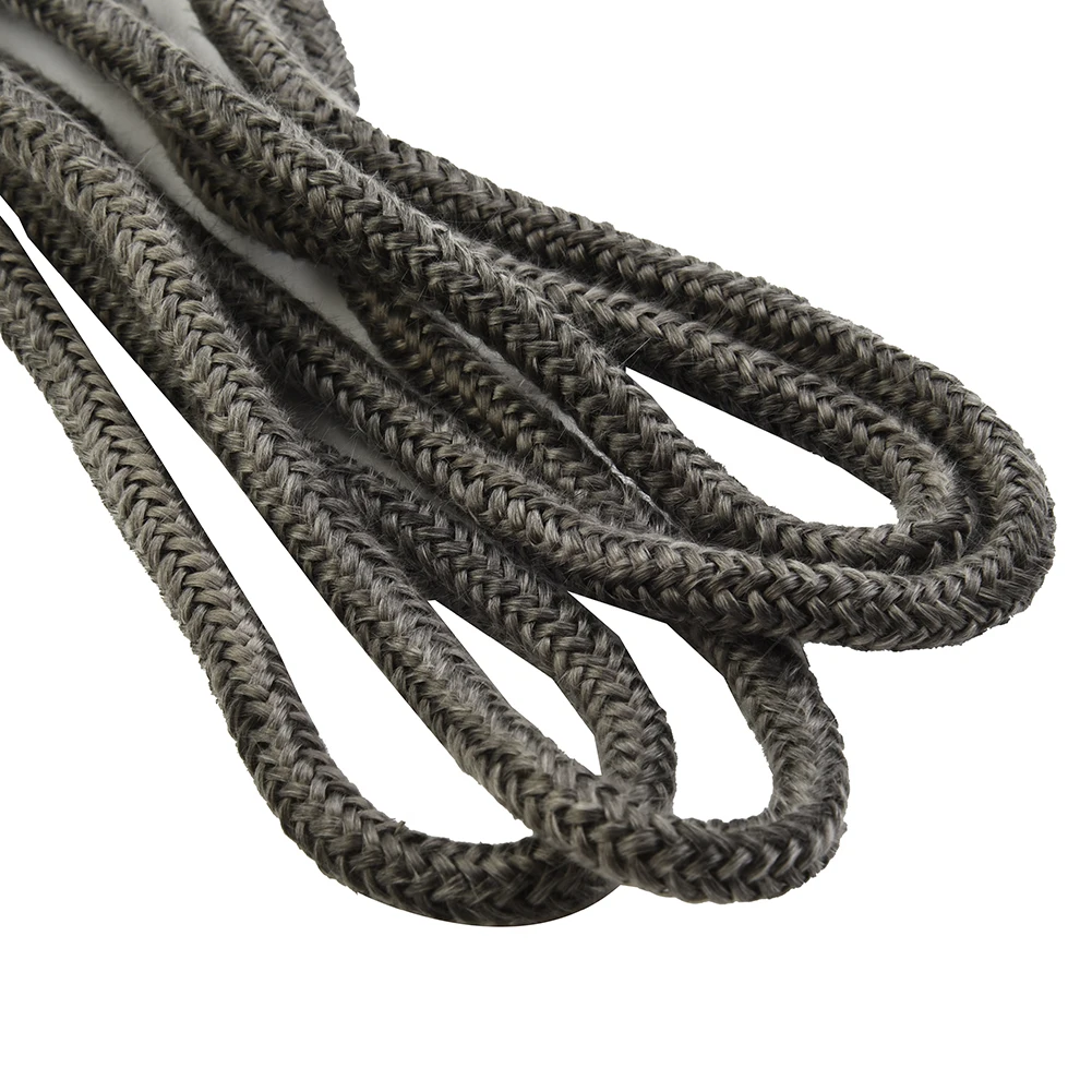 

2M Black Fiberglass Rope Seal Stove Fire Rope Wood Burning Stove 10/12mm 2m Length Log Burner Door Seal Home Improvement