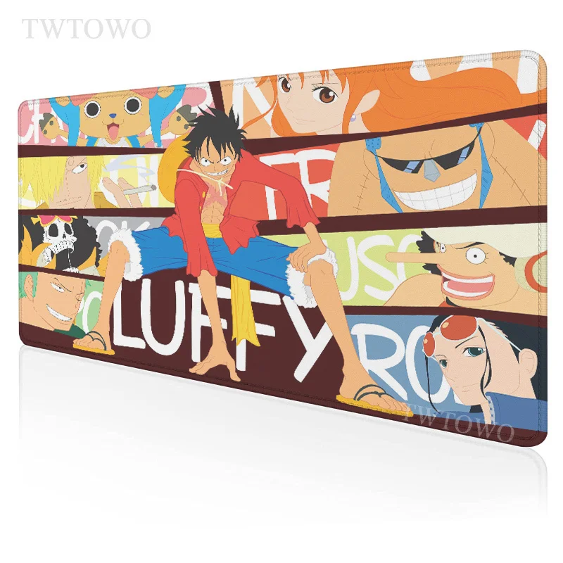 

Anime One Piece Mouse Pad Gamer Home Large Computer New Mouse Mat Natural Rubber Gamer Office Soft Table Mat Desktop Mouse Pad