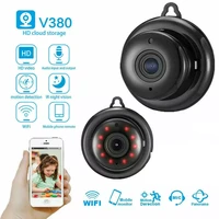 720p wifi camera v380 mini ip camera wireless infrared night vision motion detection baby monitor surveillance home security