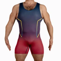 wear light weight iron suit wrestling singlets triathlon bodysuit wwe gym breathable sport skinsuit swimwear marathon running