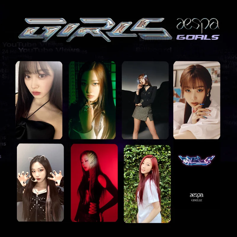 

aespa GISELLE KARINA New Album Girls Collection Cards High Quality LOMO Photo Cards Information Cards Concept Photos Fan Gifts
