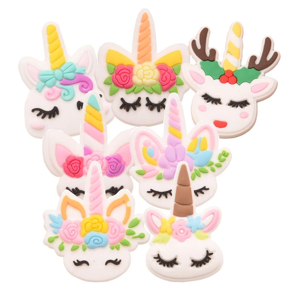 

500 шт. аксессуары для волос в виде единорога для изготовления женских заколок для волос Принадлежности для бантов для волос ремесла модные головные уборы
