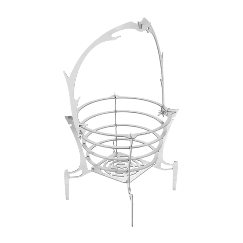 

Outdoor Camping Wood Stove Adjustable Folding Bonfire Fire Pit For Backpacking Survival Outdoor Cooking Picnic