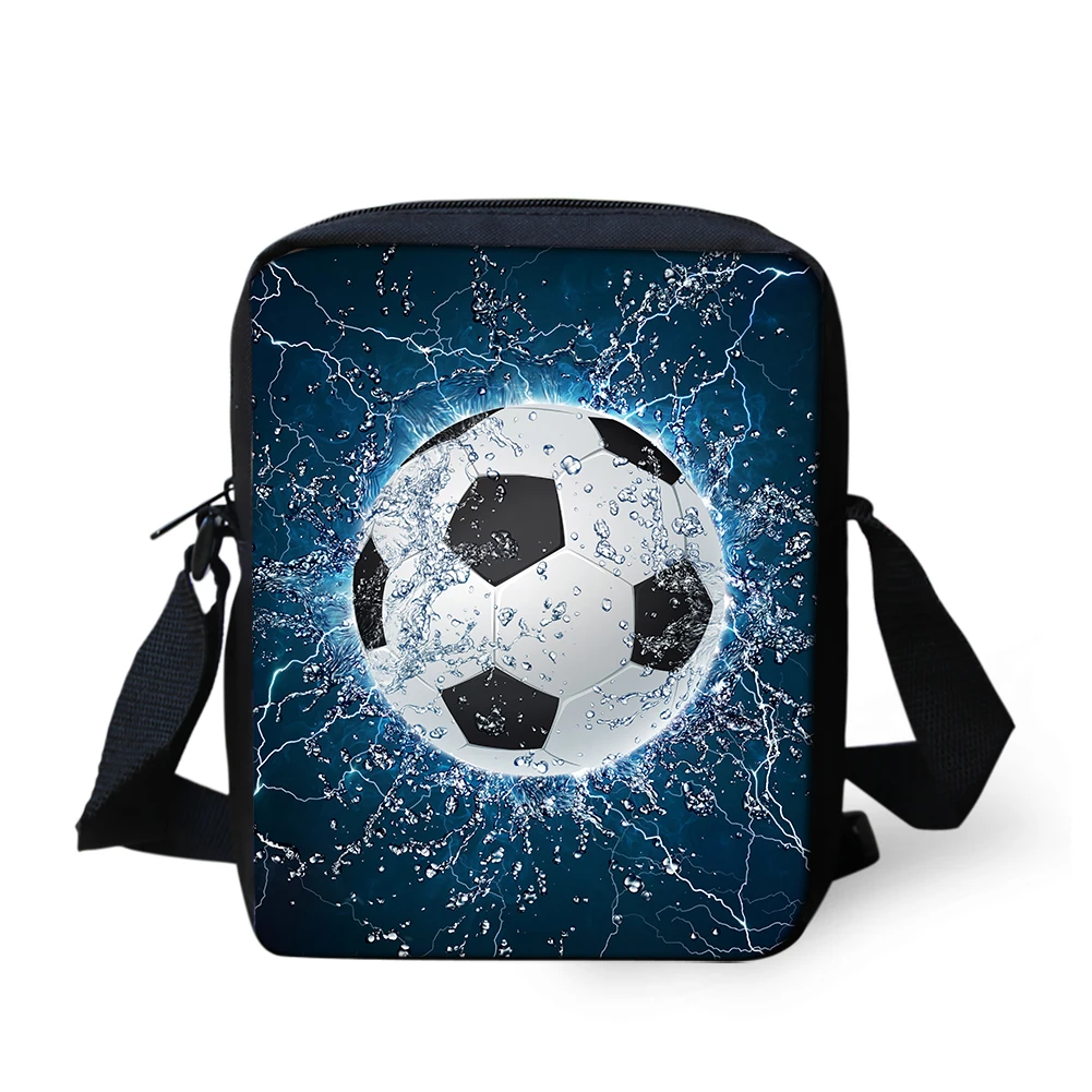 Детские сумки через плечо с 3d-рисунком футбольного мяча, сумка-мессенджер для студентов, Детская попит-Сумка, Бесплатная доставка