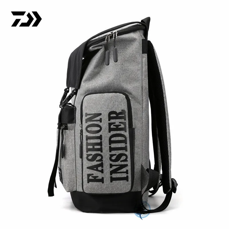 Daiwa Men's Outdoor Fishing Storage Backpack Camping Backpack Laptop Bag Men's and Women's Leisure Large-capacity Backpack