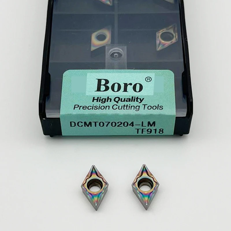 Инструменты для внутренней обработки DCMT DCMT070204 DCMT070208 DCMT11T304 DCMT11T308 LM TF918 Твердосплавные пластины для закаленной стали