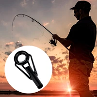 40pcslot fishing rod guides set tips repair kit diy rod building eye rings fishing accessories carp