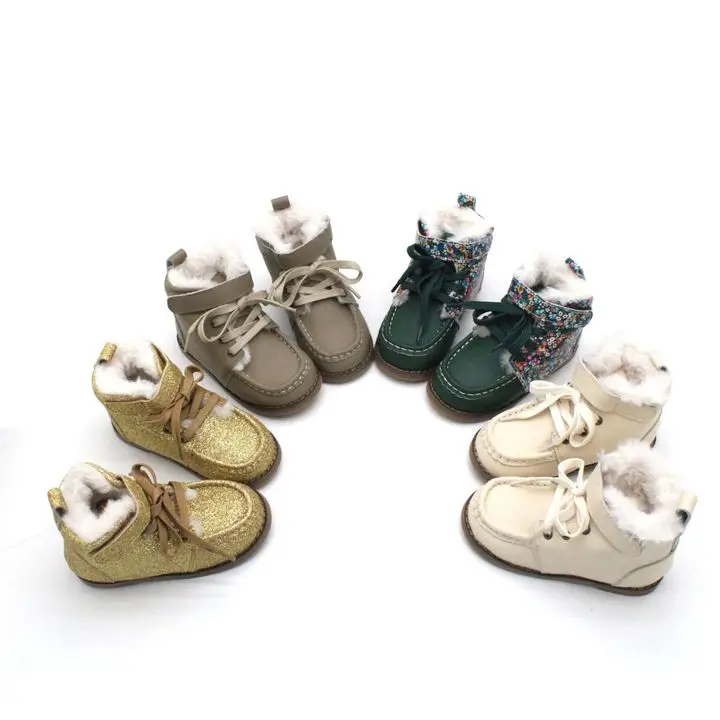 

Children Boutique Leather Boots For Girls Simple Classic Fashion Kids Knee-High Boots Multi-Color Flash Long Winter Shoes