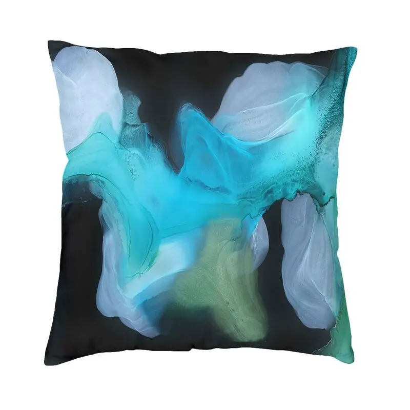 

Cool Fluid Art Square Pillow Case Home Decor 3D Two Side Printing Gradient Moroccan Pattern Cushion Cover For Car Pillowcover