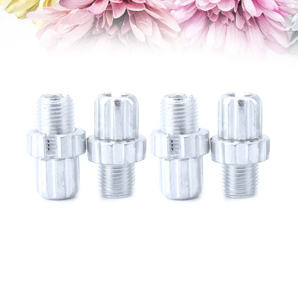 

4pcs Bike M10 Adjuster Screw Aluminium Brake Cable Screw Bike Accessories (Silver)