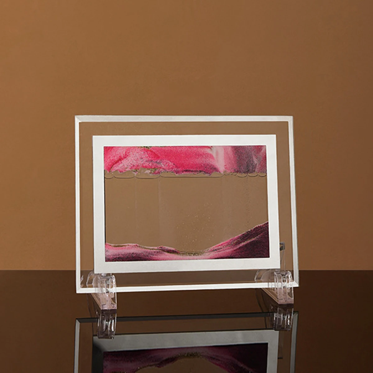 

3D картина с изображением зыбучих песков, 5 дюймов, креативные движущиеся искусственные прозрачные стеклянные динамические пескоструйные л...