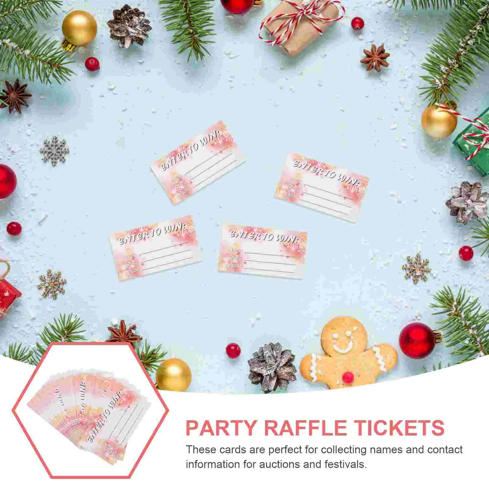 100 листов билетов на лотере для вечеринок многофункциональные пустые лотерейные