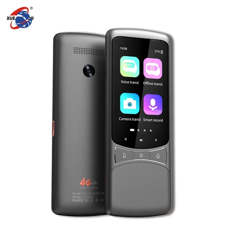 Устройство голосового перевода 4G Wi-Fi портативный умный переводчик арабский