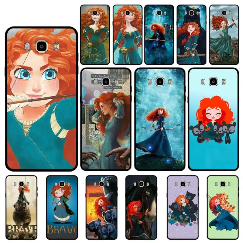 

Disney Princess Brave Merida Phone Case for Samsung J 4 5 6 7 8 prime plus 2018 2017 2016 J7 core