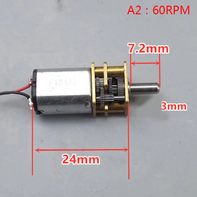 

HELTC Мини редукторный двигатель N20 5В
