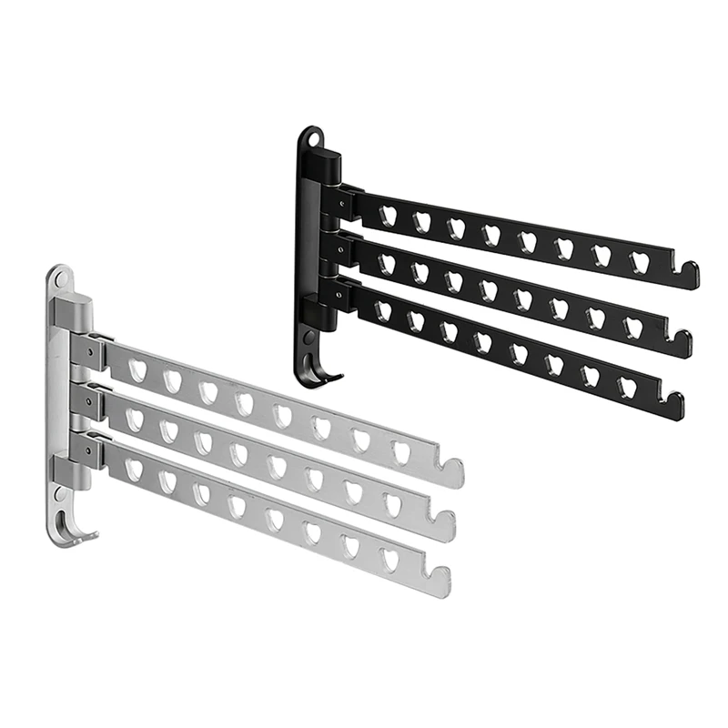 

Регулируемая складная вешалка для одежды, стойка для сушки на балконе, вешалка для одежды, настенная вешалка